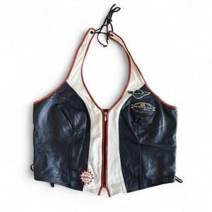 Harley-Davidson Leather Halter Top